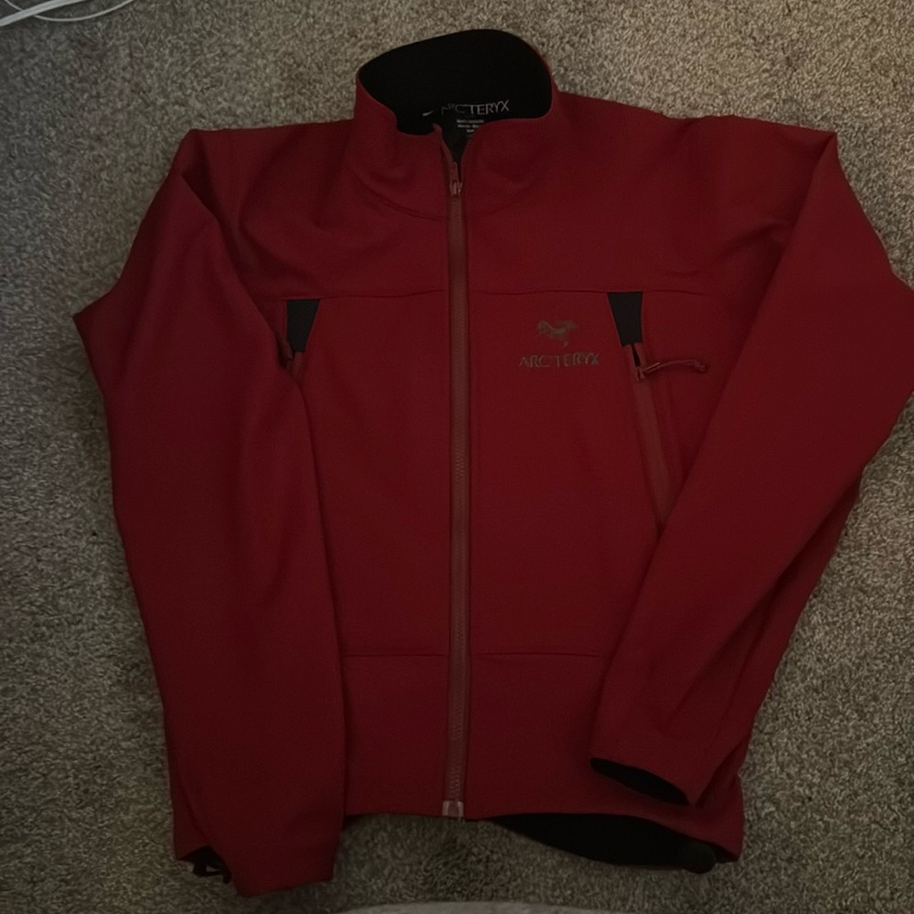 Arcteryx red jacket